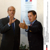 N.Sarkozy inauguratant un hotel de police de bordeaux