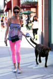 Janice Dickinson gives her Pooch a Lift in Beverly Hills