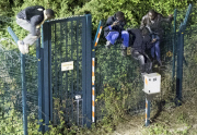 Migrant crisis, The Jungle, Calais, France - 10 Aug 2015