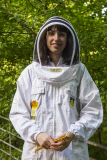 Young beekeeper Hannah Reeves