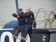 Zara Phillips and Mike Tindall attend The Artemis Challenge, Cowes Week, Isle of Wight - 13 Aug 2015
