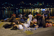 Flüchtlinge auf der griechischen Insel Lesbos