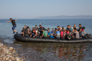 Flüchtlinge auf der griechischen Insel Lesbos