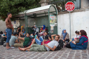 Flüchtlinge auf der griechischen Insel Lesbos