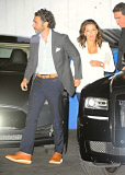 Eva Longoria & Jose Dine Out With The Beckham Family 
