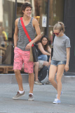 Amanda Seyfried hangs with a hunky new friend after a trip to the gym