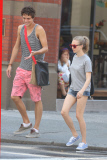 Amanda Seyfried hangs with a hunky new friend after a trip to the gym
