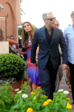 Robbie Williams et sa femme Ayda Field font du shopping à Porto Cervo. Lafata