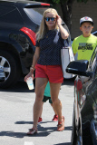 Reese Witherspoon grabs a bite at Blue Plate Oysterette with her three favorite boys