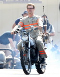 Exclusive... Chris Hemsworth Films "Ghostbusters" 