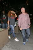 *EXCLUSIVE* Rihanna wears her Shades at Night at Kitchen 24