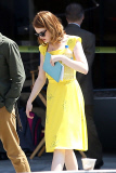 Emma Stone has vintage style for "La La Land"