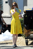 Emma Stone has vintage style for "La La Land"