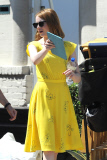Emma Stone has vintage style for "La La Land"