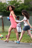Katie Holmes wanders the streets in "All We Had"
