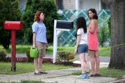 Katie Holmes wanders the streets in "All We Had"