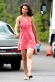 Katie Holmes wanders the streets in "All We Had"