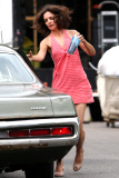 Katie Holmes wanders the streets in "All We Had"