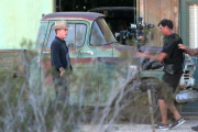 *EXCLUSIVE* Kiefer Sutherland is a Lone Cowboy on new Music Video set