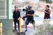 *EXCLUSIVE* Kiefer Sutherland is a Lone Cowboy on new Music Video set