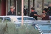 *EXCLUSIVE* Kiefer Sutherland is a Lone Cowboy on new Music Video set