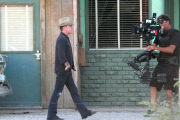 *EXCLUSIVE* Kiefer Sutherland is a Lone Cowboy on new Music Video set
