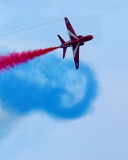FAMEFLYNET - GV Exclusive: Mysterious Image Of Jesus Christ Appears In Smoke During Red Arrows Aerial Display