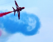 FAMEFLYNET - GV Exclusive: Mysterious Image Of Jesus Christ Appears In Smoke During Red Arrows Aerial Display