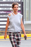 *EXCLUSIVE* Katie Holmes is Plaid Cute in NYC