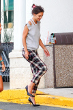 *EXCLUSIVE* Katie Holmes is Plaid Cute in NYC