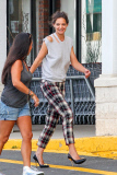 *EXCLUSIVE* Katie Holmes is Plaid Cute in NYC