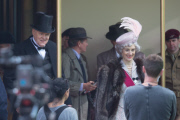 Netflix 'The Crown' on set filming, Cambridgeshire, Britain - 19 Aug 2015