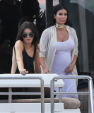 The Kardashians Enjoy A Yacht Day In St. Barts 