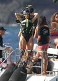 The Kardashians Enjoy A Yacht Day In St. Barts 