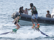 The Kardashians Enjoy A Yacht Day In St. Barts 