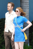 Emma Stone and Ryan Gosling enjoy a date at the movies for 'La La Land'