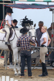Katherine Heigl and Rosario Dawson film 'Unforgettable' at an Equestrian Center 