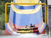FAMEFLYNET - Exclusive: David Gandy And Mollie King Enjoy A Day At Thorpe Park Together