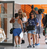 The Kardashian family leaving St. Barts after hurricane warning Part 2