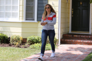 Christine Ouzonian is still milking her fifteen minutes of fame as she runs errands