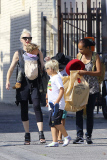 *EXCLUSIVE* Gwen Stefani ditches wedding ring for outing with her Trio of Cowboys