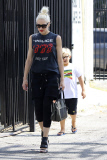 *EXCLUSIVE* Gwen Stefani ditches wedding ring for outing with her Trio of Cowboys