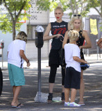 *EXCLUSIVE* Gwen Stefani ditches wedding ring for outing with her Trio of Cowboys