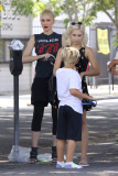 *EXCLUSIVE* Gwen Stefani ditches wedding ring for outing with her Trio of Cowboys