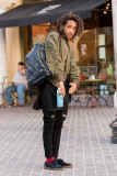 *EXCLUSIVE* Jaden Smith turns on the drama for the paps!