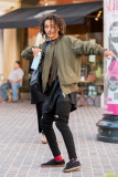 *EXCLUSIVE* Jaden Smith turns on the drama for the paps!