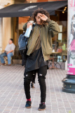 *EXCLUSIVE* Jaden Smith turns on the drama for the paps!