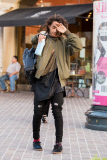 *EXCLUSIVE* Jaden Smith turns on the drama for the paps!