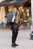 *EXCLUSIVE* Jaden Smith turns on the drama for the paps!