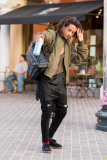 *EXCLUSIVE* Jaden Smith turns on the drama for the paps!